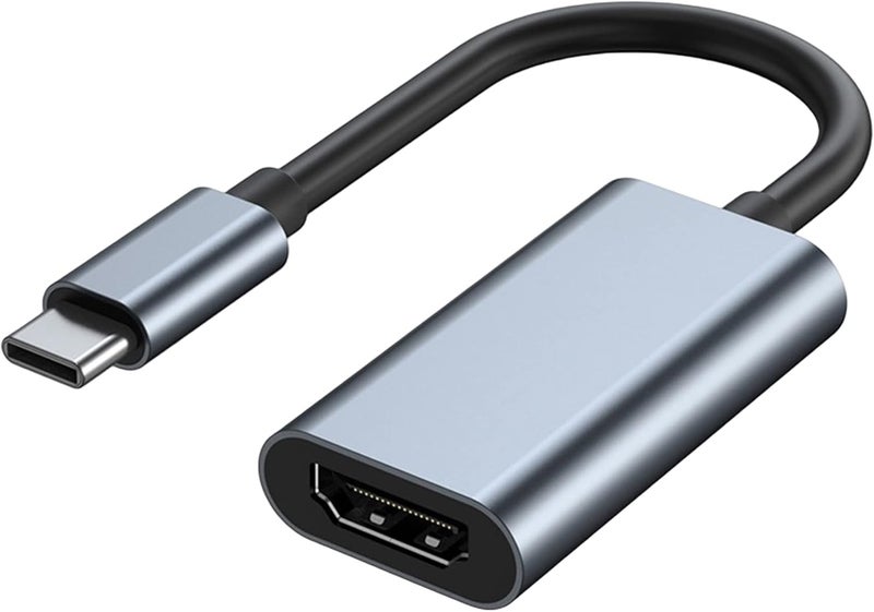 Bukela USB C to HDMI Adapter for Monitor, USB Type-C to HDMI Adapter [Thunderbolt 3/4 Compatible] with iPhone 15 Pro/Max, MacBook Pro/Air 2023, iMac, S23, XPS, Surface (Silver) - Image 1