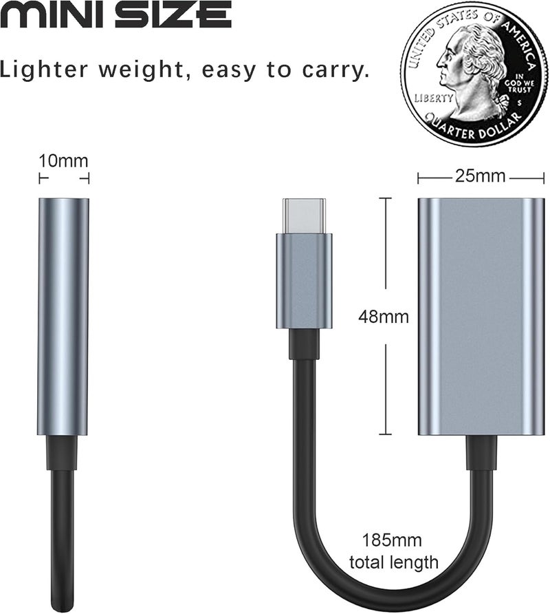 Bukela USB C to HDMI Adapter for Monitor, USB Type-C to HDMI Adapter [Thunderbolt 3/4 Compatible] with iPhone 15 Pro/Max, MacBook Pro/Air 2023, iMac, S23, XPS, Surface (Silver) - Image 2