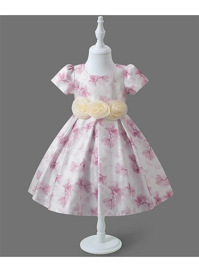 Mark & Mia Mark & Mia Floral Printed Party Dress - Pink