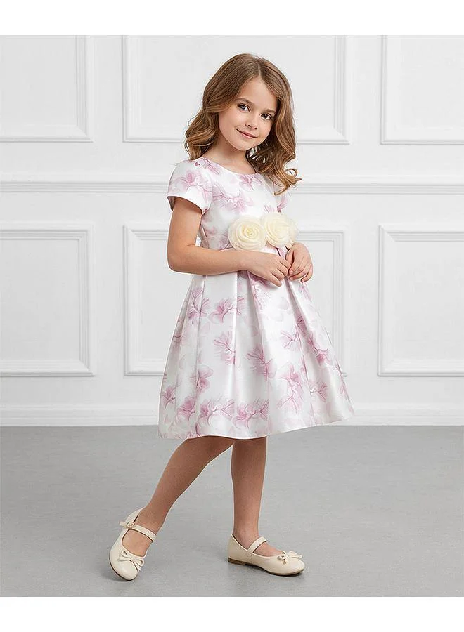 Mark & Mia Mark & Mia Floral Printed Party Dress - Pink