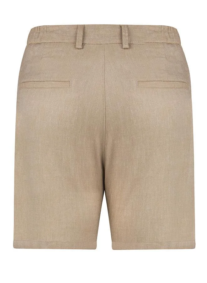 FELIX HARDY Beige Slim fit Chino Shorts for Men for Men | Best Price UAE