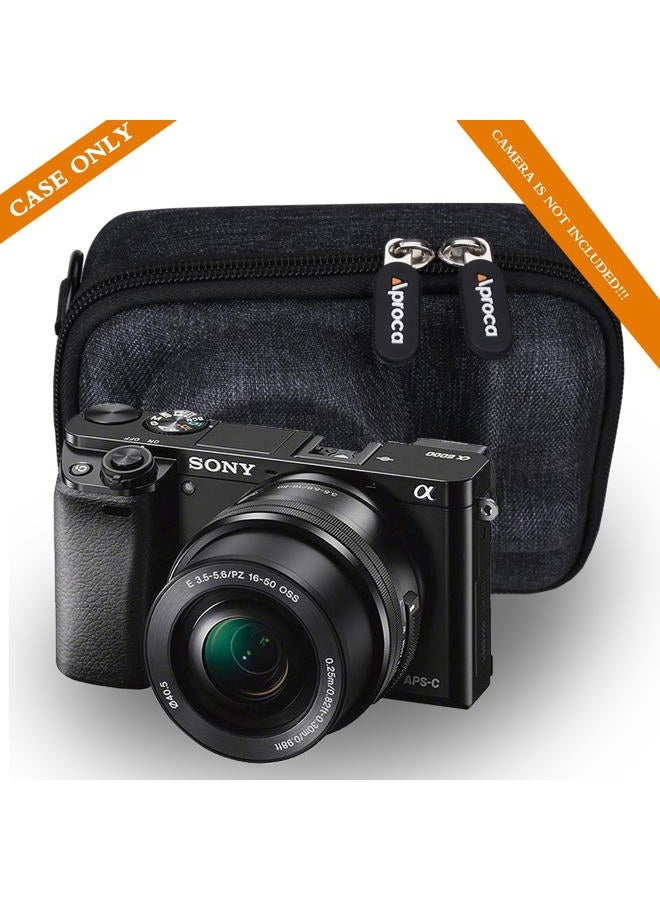 Aproca حافظة سفر واقية صلبة للتخزين، لكاميرا سوني ألفا a6000 / a6600 / a6500 / a6400 الرقمية بدون مرآة - Image 5