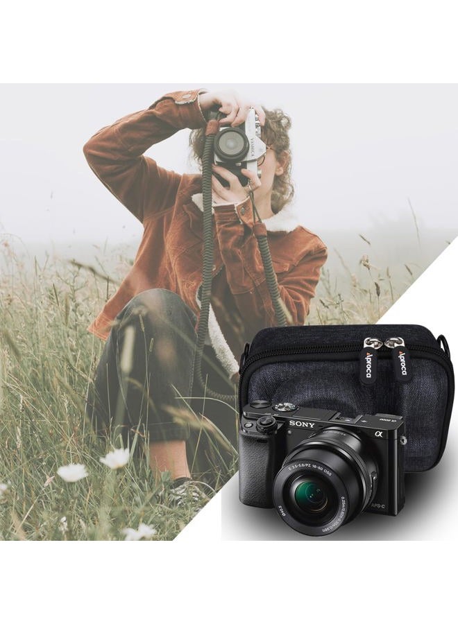 Aproca حافظة سفر واقية صلبة للتخزين، لكاميرا سوني ألفا a6000 / a6600 / a6500 / a6400 الرقمية بدون مرآة - Image 4
