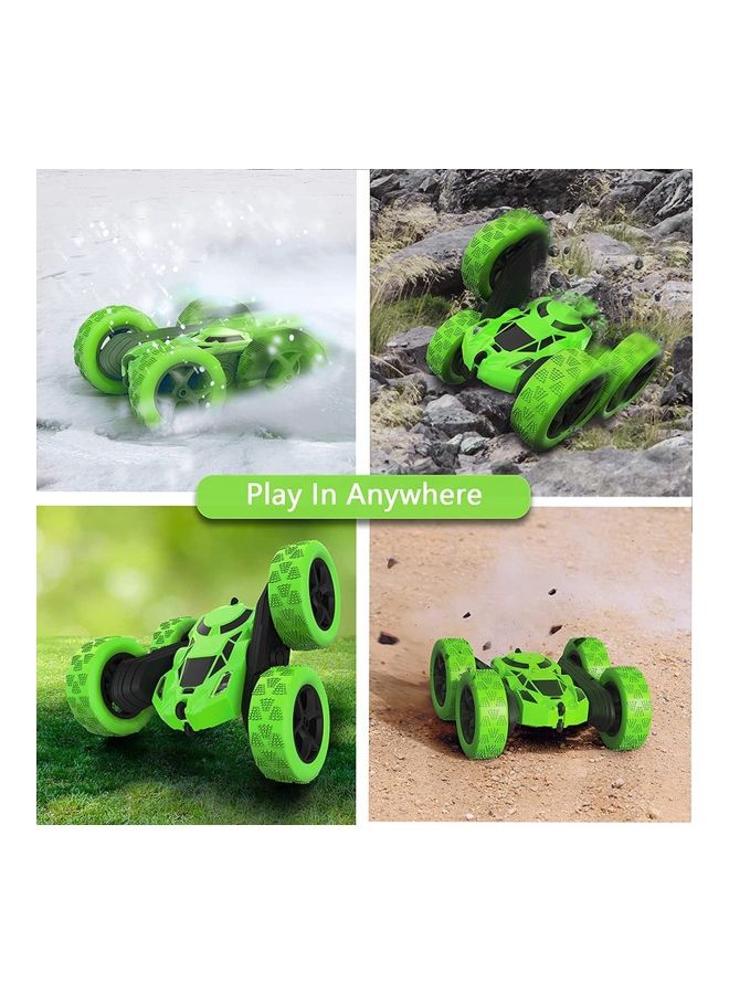 RC Stunt Car Toy Green 17x16x7.5cm - Image 5