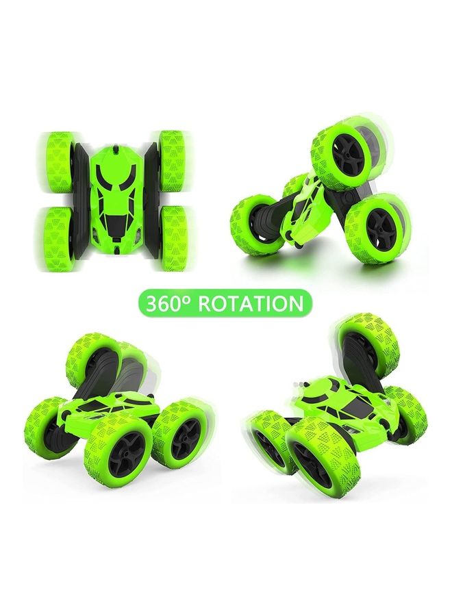 RC Stunt Car Toy Green 17x16x7.5cm - Image 2