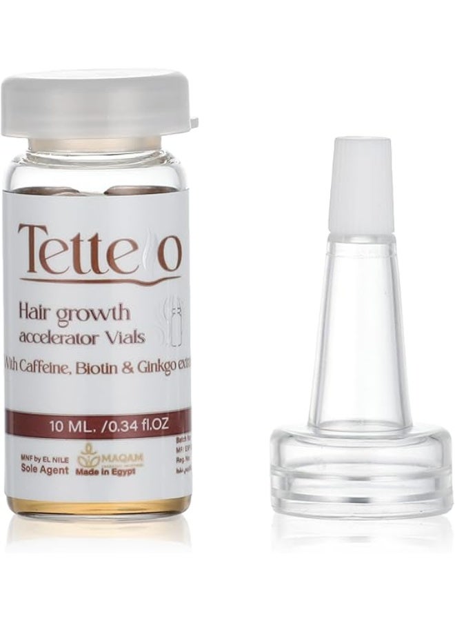 Tettello Anti-Hair Loss & Growth Stimulating Treatment with Caffeine, Biotin & Ginkgo Extract