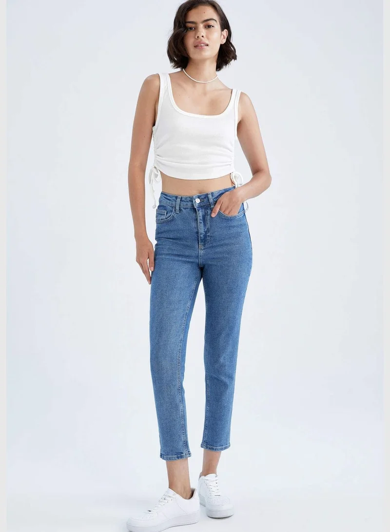DeFacto Woman Vintage Slim Denim Trousers
