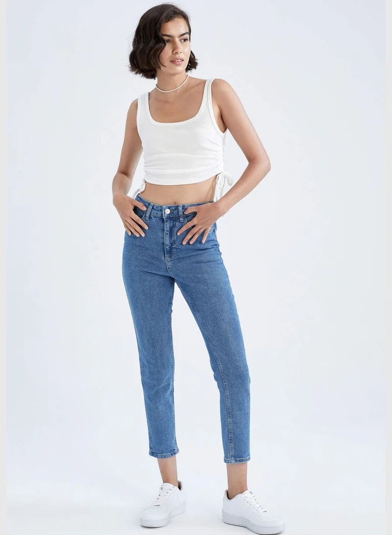 DeFacto Woman Vintage Slim Denim Trousers