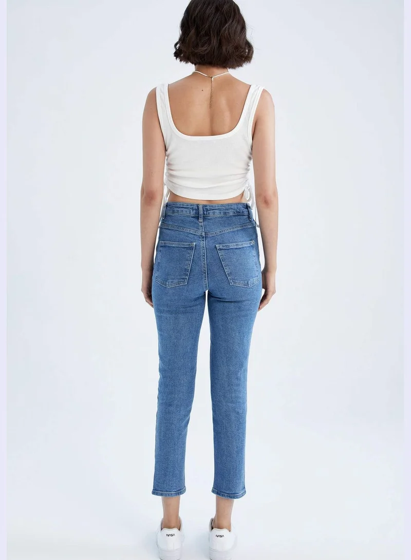 DeFacto Woman Vintage Slim Denim Trousers