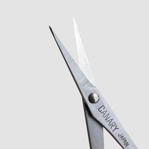 CANARY Small Precision Scissors - 4" with One Extra Pointed Tip, Mini Scissors for Paper Cutting, Paper Crafts, Kirie Art, Made in Japan - Image 3