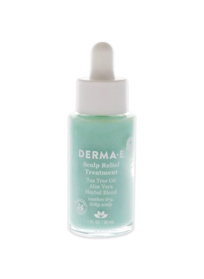 derma-e Scalp Relief Treatment – Dry Scalp Moisturizer Serum – Tea Tree Oil, Menthol and Aloe Vera Cool and Soothe Itchy Scalp and Promote Scalp Health, 1 Fl Oz  - Image 2