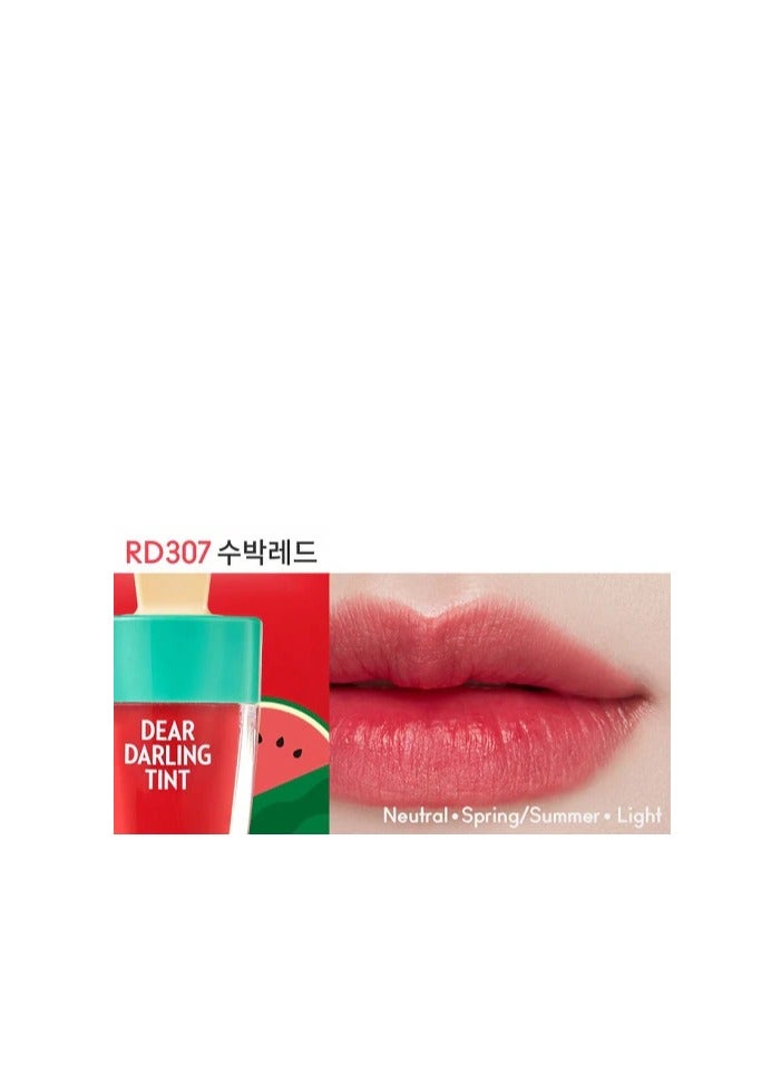 ETUDE CO.,LTD. Etude House Dear Darling Water Gel Tint Ice Cream (RD307 Watermelon Red) - Image 4