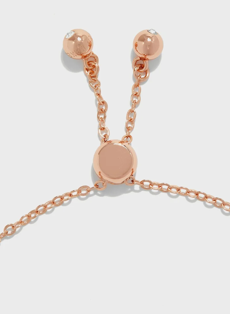 Ted Baker Leazina Luunar Pave Heart Bracelet