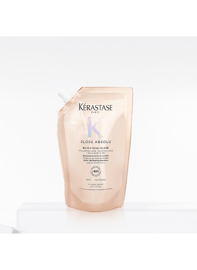 KERASTASE Gloss Absolu Hydra-Glaze Shampoo Refill Pouch 500ml  - Image 1