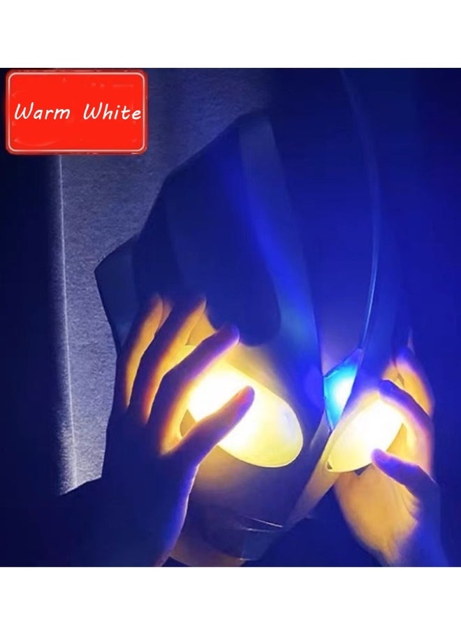 1 Pack Ultraman Mask Full Set,Touch to Open,With Battery Charger,Chest Light, Cane, Suitable for Pratical Joke, Party Toy, Gift to Children, Office Activities,Family Activities  - Image 4