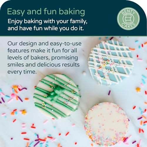 Benty Cakes – The Original CakePuck Mold Set – Better than a Cake Pop! Make Chocolate Covered Desserts – BPA Free Silicone – Includes 1 Mold Set, 1 Plastic Tray and 1 Scraper – Green - Image 4