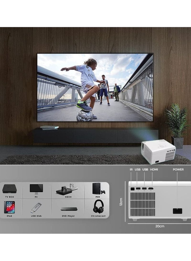 Home Cinema projector T10 LED high bightness FHD - Image 5