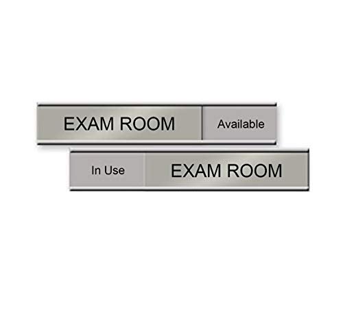 NapTags Exam Room Slider Sign, 6" x 1" "Available/In Use" - Made in the USA! - Image 1