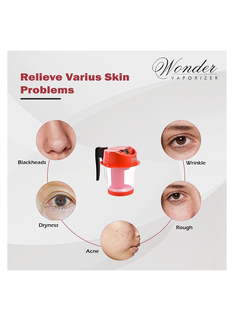 Wonder - Steam Inhaler Sauna Vaporizer For Blackheads Removal Cold  Cough Rejuvenate Skin - Image 1