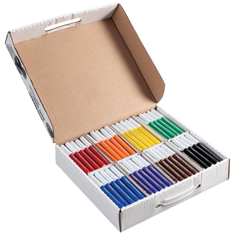 Prang Classic Art Markers Classroom Pack Washable Bullet Tip Assorted Colors 200 Count