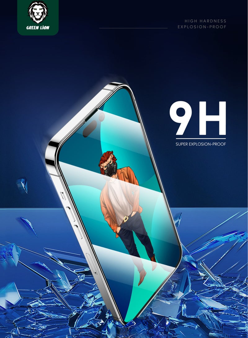 GREEN LION iPhone 14 Pro Glass Screen Protector 6.1 inch, 3D Desert Round Edge Glass Compatible With iPhone 14 Pro - Image 3