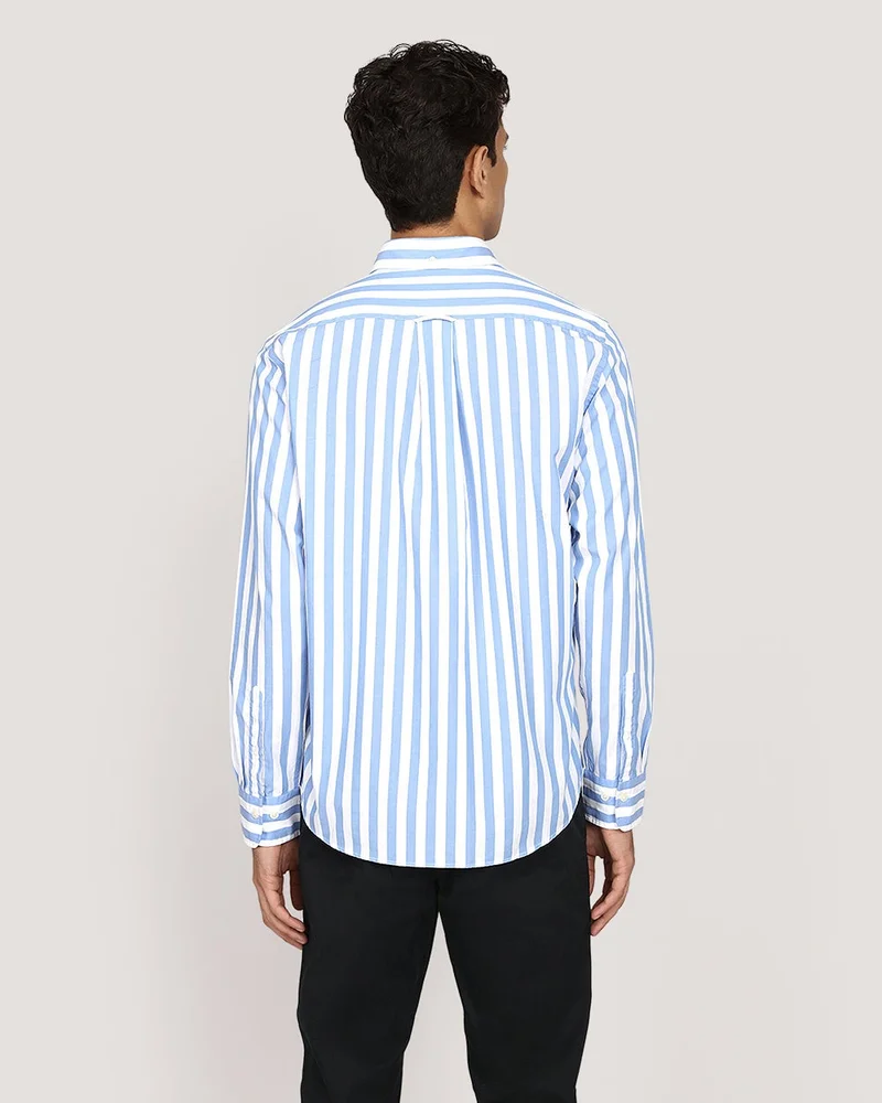GANT Regular Classic Poplin Stripe Shirt