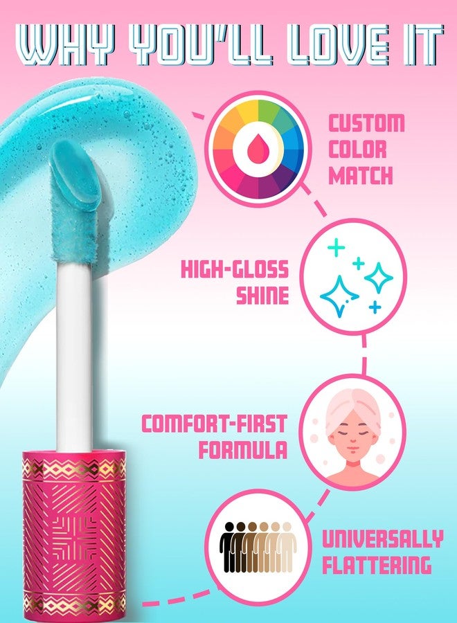 Juvia's Place Magic pH Color Change Lip Gloss - Mood - High-Gloss Shine pH Balance Lip Gloss w/Color Changing Tint, Lightweight Non-Sticky Finish, Ideal for Everyday No Makeup Look on All Skin Tones - Image 2