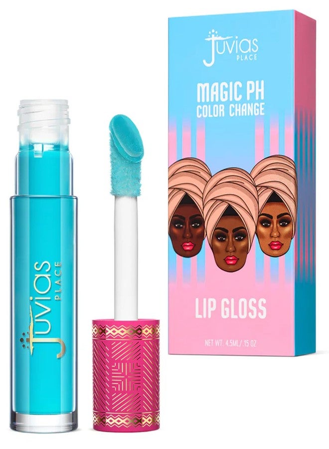 Juvia's Place Magic pH Color Change Lip Gloss - Mood - High-Gloss Shine pH Balance Lip Gloss w/Color Changing Tint, Lightweight Non-Sticky Finish, Ideal for Everyday No Makeup Look on All Skin Tones - Image 1