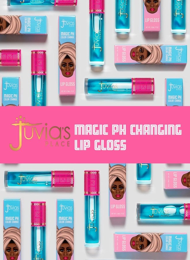 Juvia's Place Magic pH Color Change Lip Gloss - Mood - High-Gloss Shine pH Balance Lip Gloss w/Color Changing Tint, Lightweight Non-Sticky Finish, Ideal for Everyday No Makeup Look on All Skin Tones - Image 4