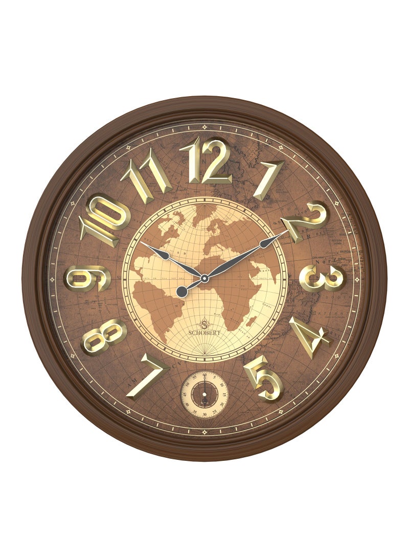 Schobert Wall Clock 6424, Italian Design, Big size 60cm, Silent Silky Move - Image 1