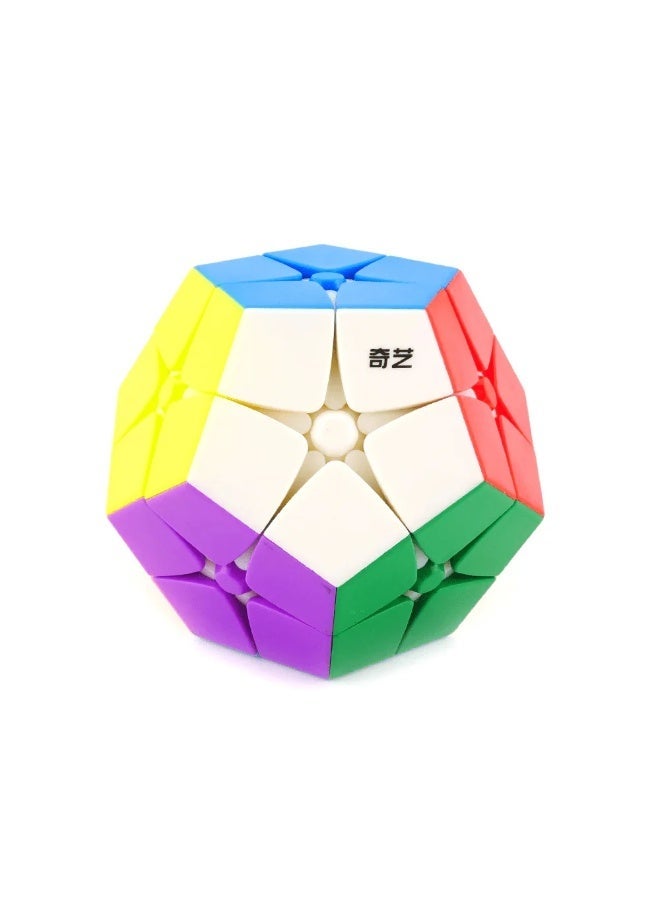 Qiyi 2x2 Kilominx Stickered Dodecahedron Speedcube - Advanced 12-Sided Twisty Magic Puzzle - Image 1