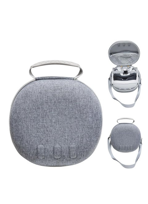 HardShell Storage Bag Portable Hard Carry Bag Shockproof Anti-Scratch With Shoulder Strap for Meta Quest3 VR Glasses Accessories (Grey)