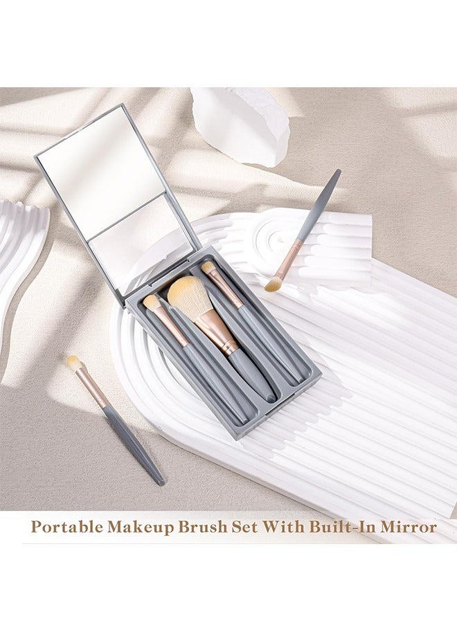 مجموعة فرش مكياج متعددة الاستخدام للسفر - Image 3