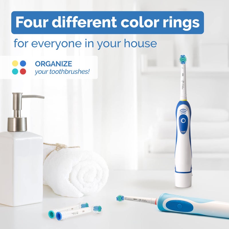 Milos Toothbrush Head Compatible with Oral B - 16 Pack Milos Replacement Electric Toothbrush Heads Deep and Precise Cleaning Brush Heads Toothbrush Heads Compatible with Oral B Braun - Image 4