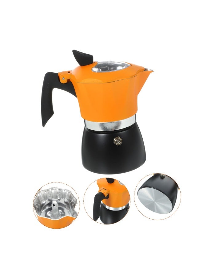عام قطعة واحدة صانع قهوة إسبرسو إيطالي، إبريق تحضير يدوي للقهوة بمقبض مقاوم للحروق للمنزل والمكتب. - Image 4