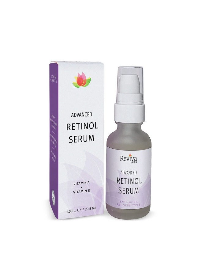 Reviva Labs - Advanced Retinol Serum | Reviva Labs | Featuring 0.1% Retinol | This anti-aging serum helps reduce the appearance of fine lines and wrinkles and creates a more radiant complexion - Image 1