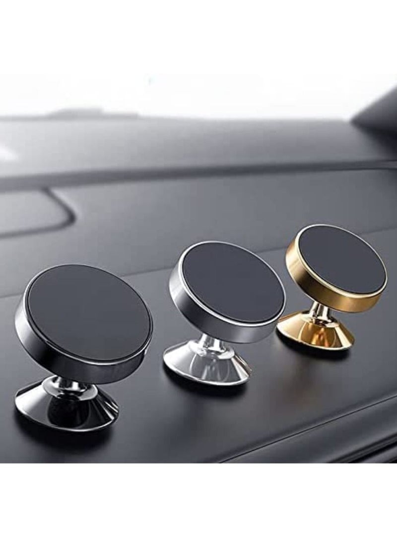 Earldom Magnetic Universal Mobile Phone Car Holder Magnet Dashboard Mount Gold - Image 3