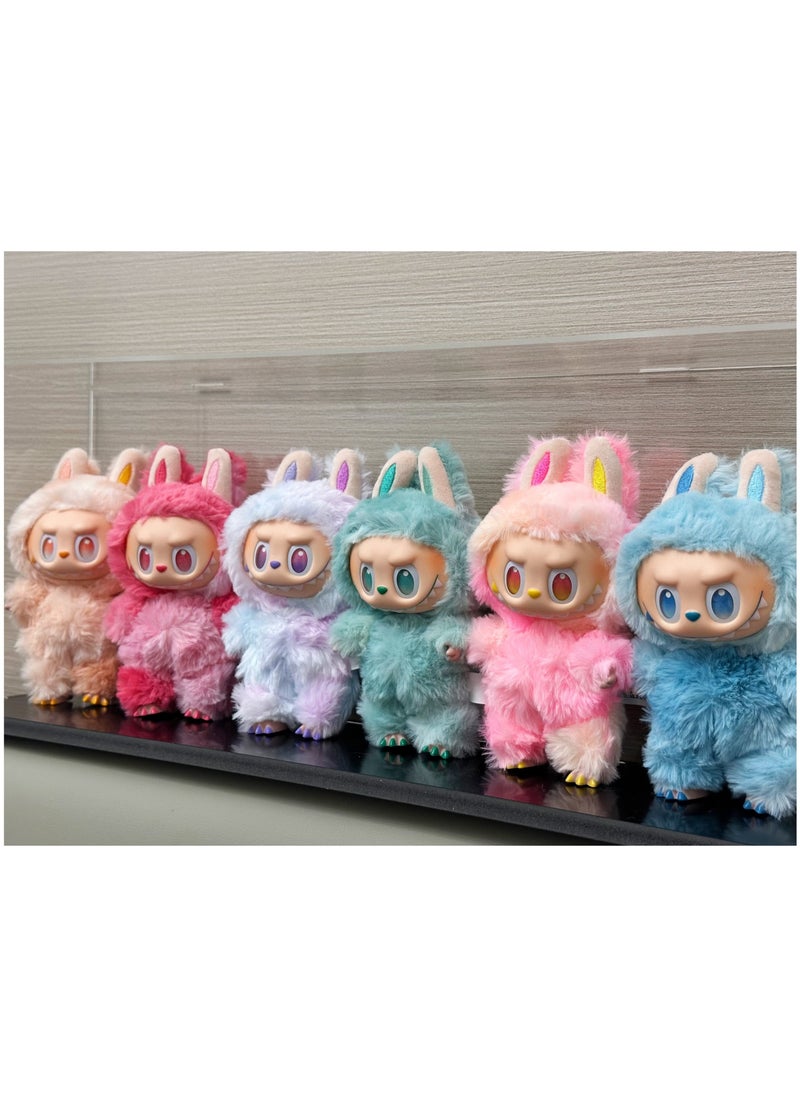 Doll pendant LABUBU 3.0 Labubu vinyl face plush blind box Macaron 1 single box(Premium Edition)