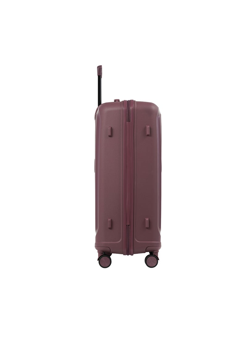 Eagle Express CLIFTON Cabin Travel POLYPROPYLENE Hard Trolley 360° Double Spinner Wheels Secure Lock 20 inch RASPBERRY - Image 5