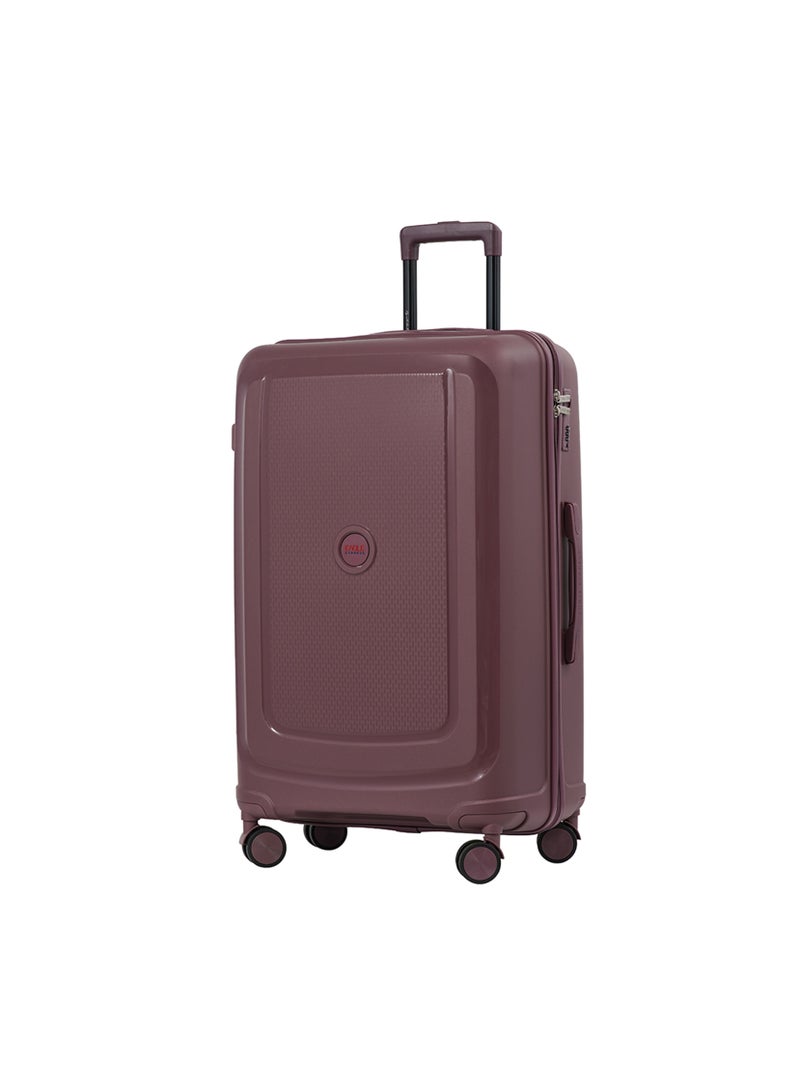 Eagle Express CLIFTON Cabin Travel POLYPROPYLENE Hard Trolley 360° Double Spinner Wheels Secure Lock 20 inch RASPBERRY - Image 1
