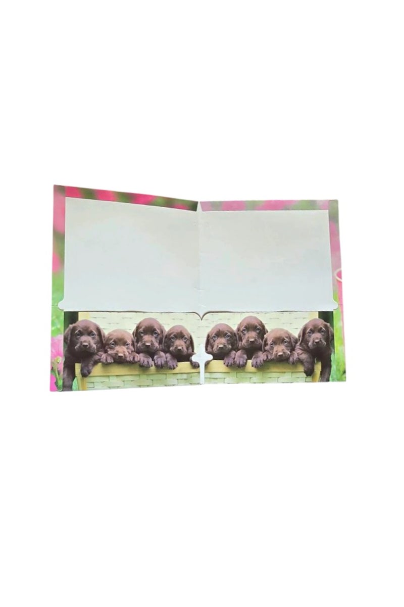Puppy Themed Paper File 24.3*29.8 cm - Image 3