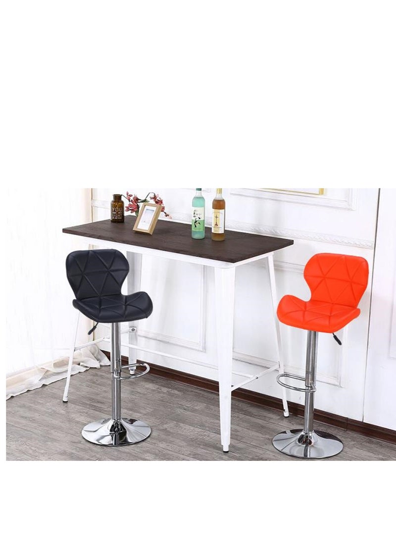 Generic - Bar Chairs Swivel Height Adjustable Bar Stools PU Leather Padded Breakfast Barstools - Image 1