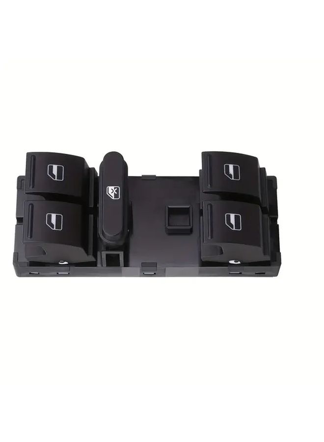 Black Left Front Electric Window Control Switch for 2005-2014 VW CC Golf Jetta Passat Tiguan - Image 1