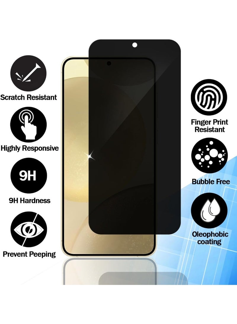 يويو تيك واقي شاشة لهاتف Samsung Galaxy S24 Ultra: زجاج مقسّى (Tempered Glass) مانع للتجسس (للحفاظ على الخصوصية) بصلابة 9H، دقة عالية (HD)، ومقاوم للخدش؛ مخصص لهاتف Samsung Galaxy S24 Ultra 5G (مقاس 6.88 بوصة، إصدار 2024). - Image 3