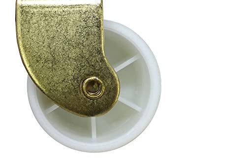Shepherd Hardware 9535 2-1/8-Inch White Bed Rollers with Stem and Socket, 2-Pack - Image 5