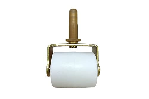 Shepherd Hardware 9535 2-1/8-Inch White Bed Rollers with Stem and Socket, 2-Pack - Image 4