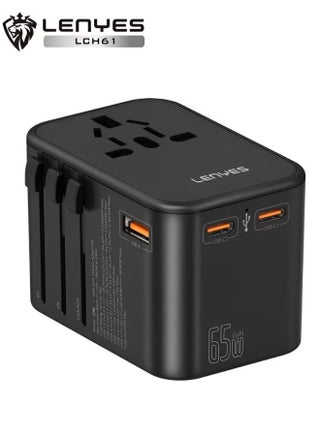 Lenyes Universal Travel Adapter GaN 65W Fast Charging Multifunctional USB Adapter LCH61 - pzsku/ZC62A369E253B0AA889B4Z/45/_/1722631632/ac953bc5-45b1-4396-a8b0-a042acdfc630