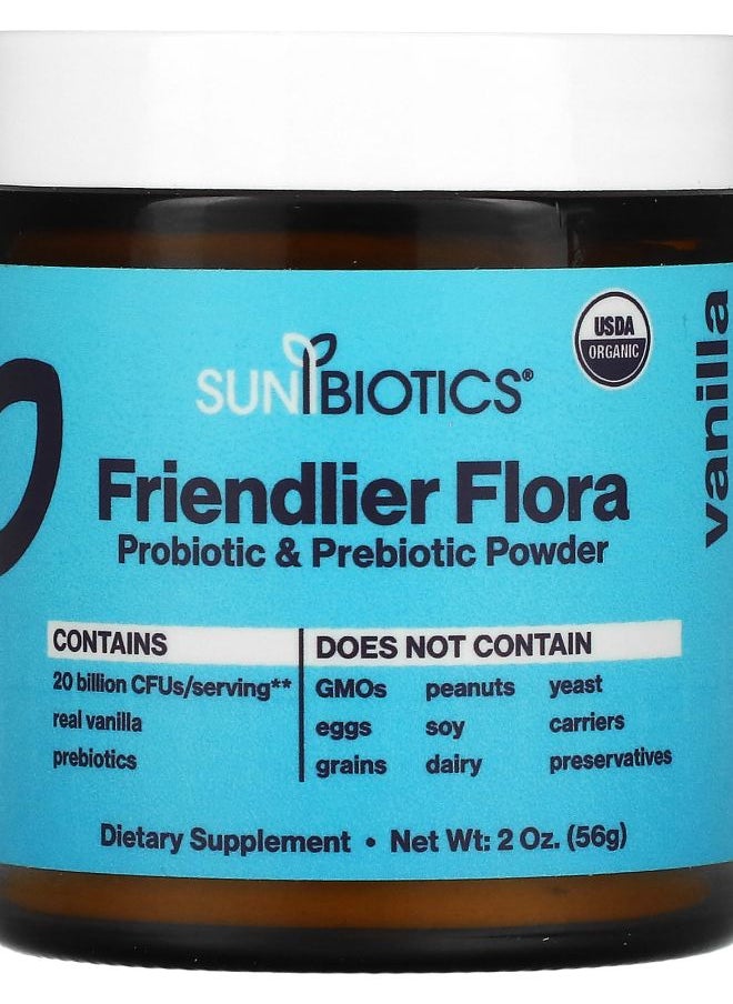 Friendlier Flora Probiotic & Prebiotic Powder Vanilla 2 oz (56 g) - pzsku/ZC62A561D6240E65F382AZ/45/_/1730767412/339215b8-b2bc-4664-8ce9-74ec0bce23a3