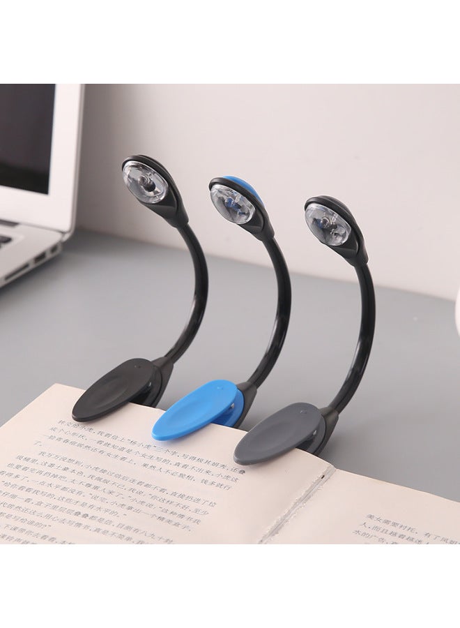 Foldable Nightlight With Clip Bendable Home Lighting With Clip Mini Portable Night Reading Lamp For Students-Color:Grey  - Image 2