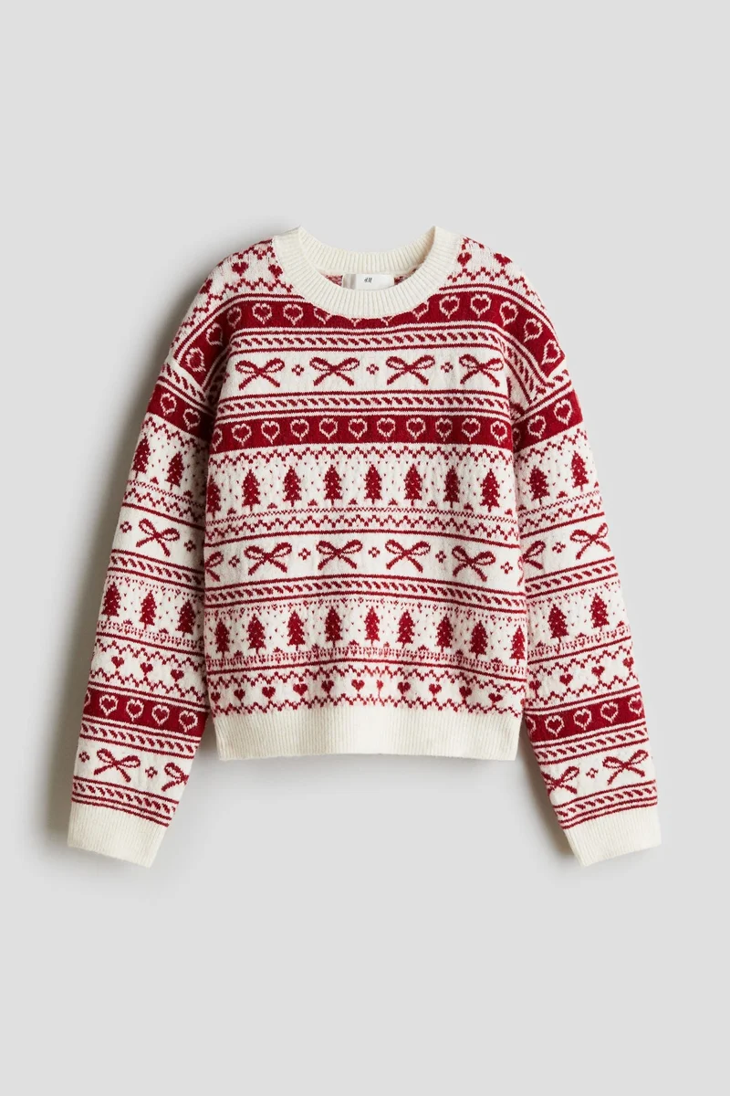 H&M Loose-fit motif-detail jumper